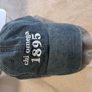 Chi Omega 1895 ball cap